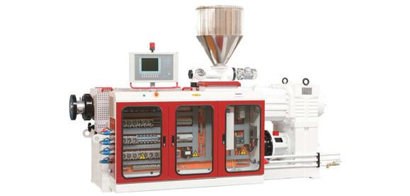 High Speed Profiles Conical Twin Screw Extruder