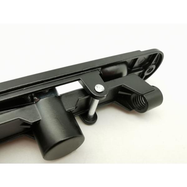 Сползающ алюминиевую вертикаль черно-белое L145mm W230mm замыкателя затвора двери