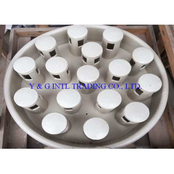 Pan / Plate Type Column Internals Customized Size For Basic Chemical Column