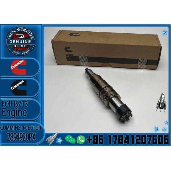 Common rail injector fuel injecto 2894920PX 2058444 2482244 2031386 for ISZ13 Excavator DC09 DC16 DC13