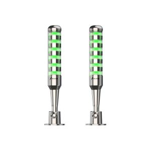 Foldable Base Single Layer Tricolor LED Signal Tower Light, 90dB Buzzer IP54