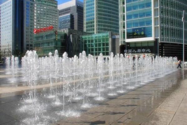 Modern Stainless Steel 304 Underground Water Feature Fountain With Music Control