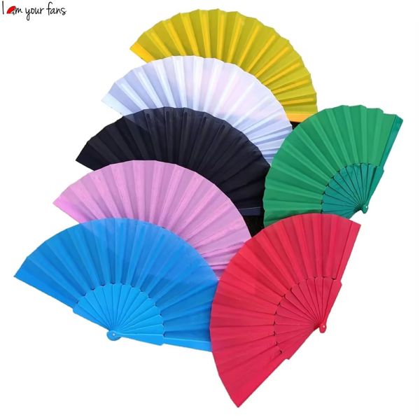 Personalized Plastic Fan Dance Hand Fan Large 33 Cm Folding Fans for Flamenco Dance