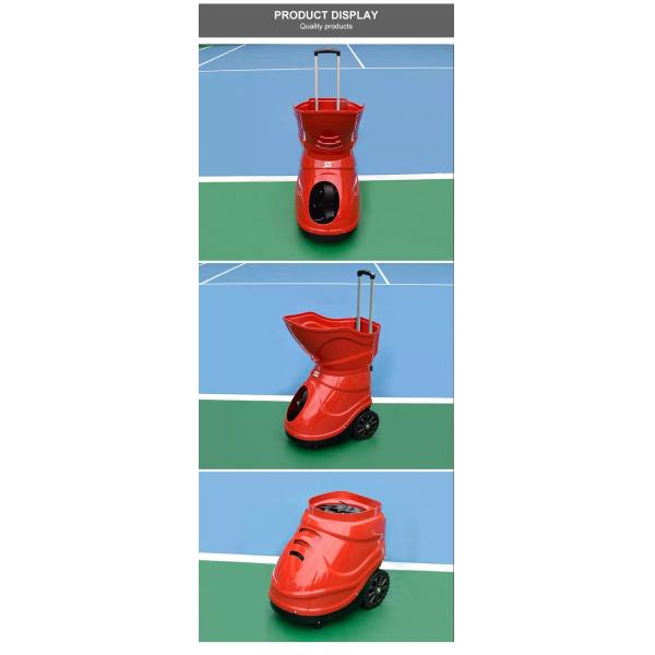 Siboasi W5 Red Tennis Ball Shooting Machine Indoor Outdoor