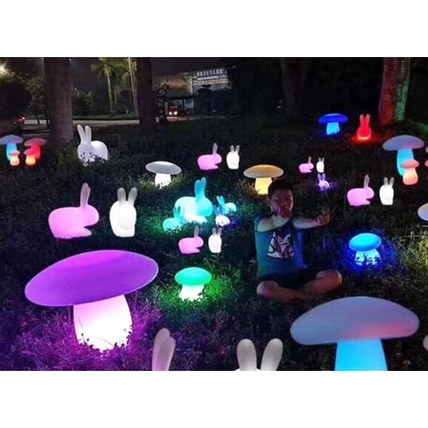 LED colorful light Yutu Mid-Autumn Festival moon rabbit modeling lighhting landscape lamps