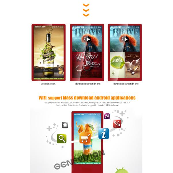 Киоск экрана касания Totem для торговый центр/55 рекламы дисплея Signage Lcd дюйма цифров