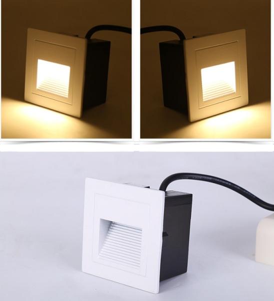 Recessed Outdoor Square Shaped 3W  Rectangle Shaped 2W LED Wall Light LED Foot Light IP65 waterproof