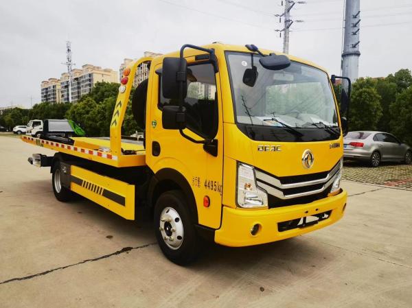 Heavy Duty Truck Haowo Light 4X2 3-5 Ton Equipment Used Flat Trailer Trailer for Sale