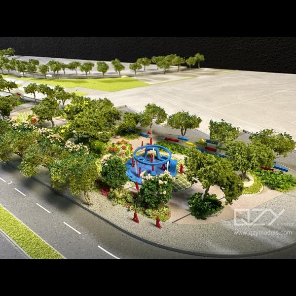 Maquetes de paisagem Arquitetura Modelos conceituais L&B 1/300 Futian Sport Oasis