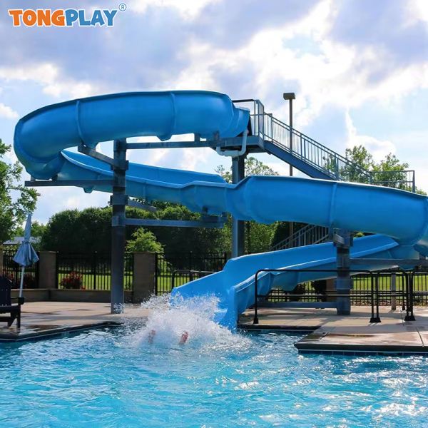 Outdoor Aqua Park Sliding Water Play Equip Design Pool Water Toy Kid Water Park Slide Adult for Sale