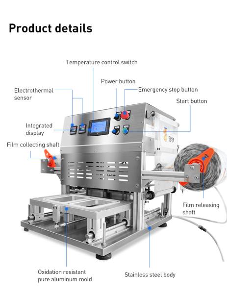 Yogurt Plastic Cup Sealing Machine / Sealer Machine For Milk Cup
