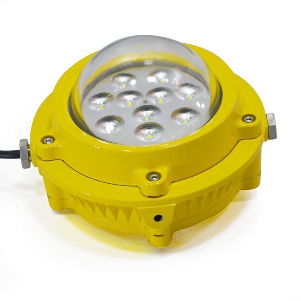 Round Aluminium Explosion Proof Led Lighting IP66 For Oil Plant