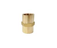 Les garnitures en laiton de tuyaux d'air ensorcellent le mamelon couplant 3/8 pouce TNP X 3/8 pouce TNP
