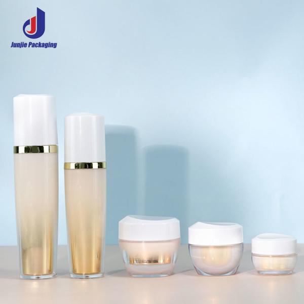 ABS Acrylic Bottles Plastic Cream Jar For Skincare Personal Skin Care Packaging