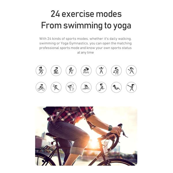 HL59 Smartwatch Electronic Couples 1.28 inch ECG PPG Blood Pressure Watch No Camera