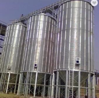 Silos de aço inoxidável do escaninho da grão da alimentação animal/silo de grão galvanizado quente do metal