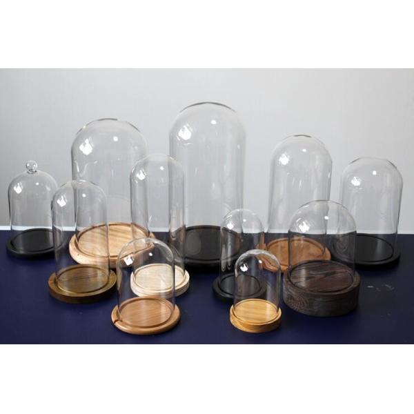 Manufacturers wholesale custom eternal flower protection flowers micro landscape glass cover dust cover U-shaped cover L