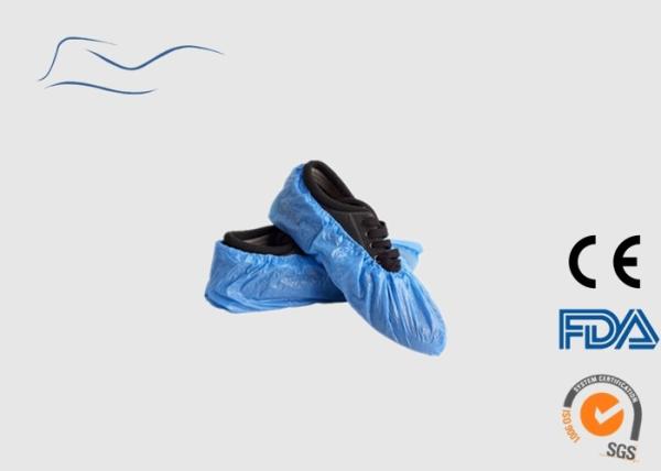 CPE Slip Resistant Shoe Covers , Food Service Use Plastic Foot Covers
