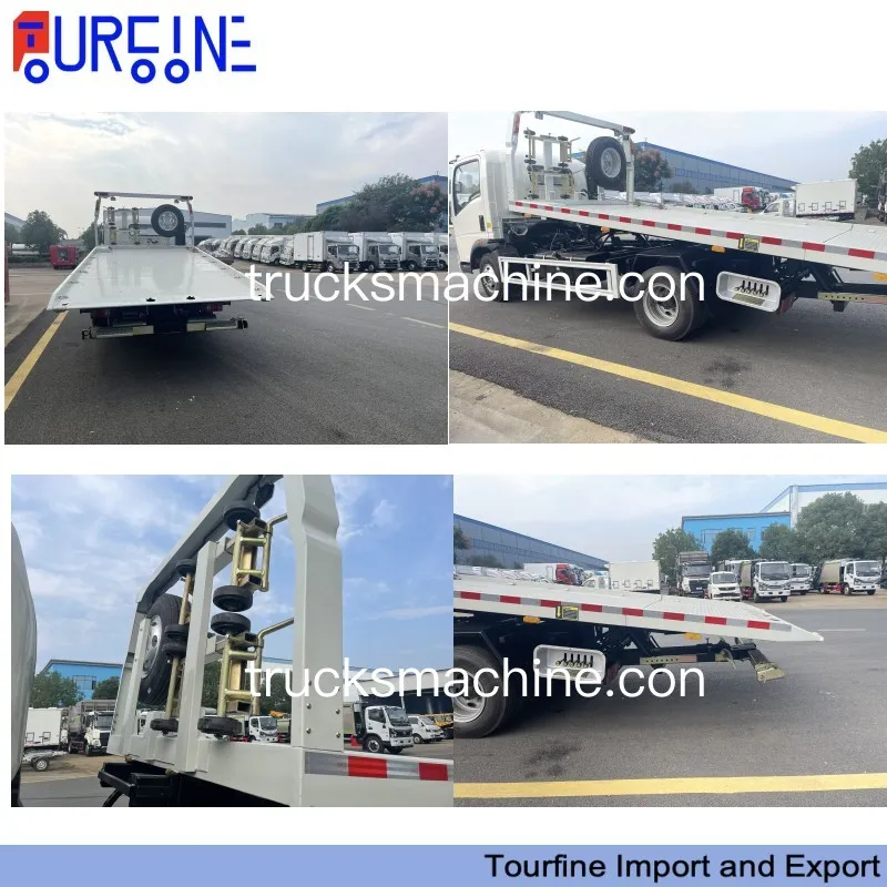 Sinotruk HOWO 4X2 Rollback Tow Truck 3T 5T Flatbed Recovery Wrecker for Vehicle Rescue