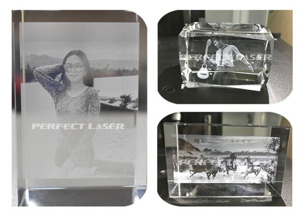 2019 5000HZ Novo Estilo Máquina de gravação interna a laser de cristal 3D com refrigeração a ar