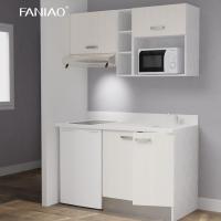 Armoire de cuisine de projet d'hôtel moderne Mini-cuisine compacte personnalisée