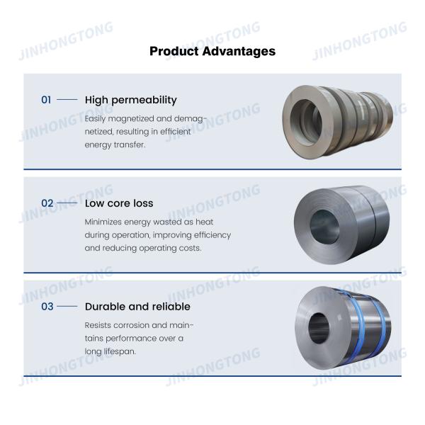 High Strength DQ133-30 Non-Oriented Electrical Silicon Steel Coils 0.35mm Silicon Steel For Transformer
