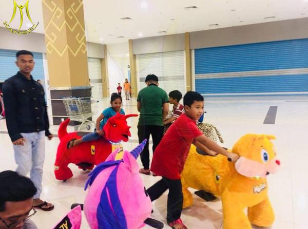 Hansel fast profits happy rides on animal spring riders plush motorized animals