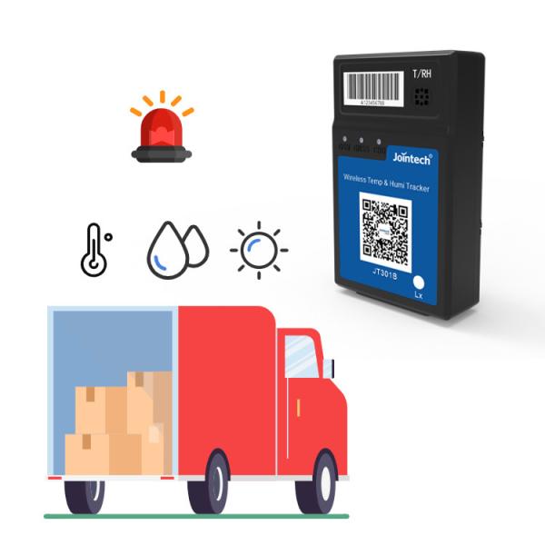 Traceur GPS 4G intelligent avec capteurs de température/humidité - Étanche et longue durée de vie de la batterie