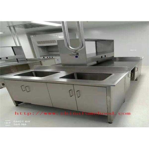 L*D70*H900 MM White Stainless Steel Lab Tables Stainless Steel Lab Furniture