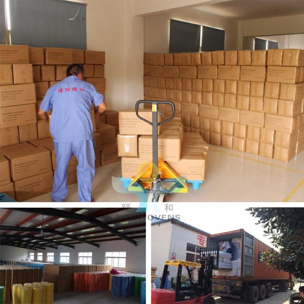 SMS Non Woven Surgical Gown Blue Breathable Sterile Disposable Gowns