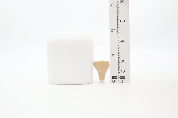1.4cm Rechargeable Hearing Aids Mini Digital Invisible Hearing Aid CIC Small Sound Voice Amplifier Enhancer Left & Right