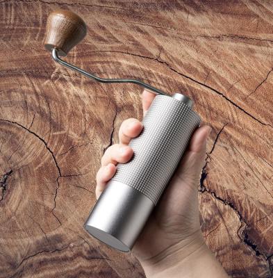 Home Espresso Coffee Grinder Hand Crank Mini Handle Portable Stainless Steel Burr