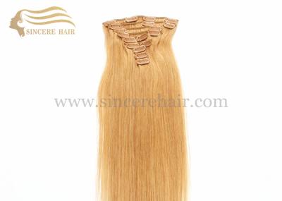50 CM Clip In Hair Extensions for sale - 20 Straight 9 PCS 100 Gram Clips-In Remy Human Hair Extensions for Sale