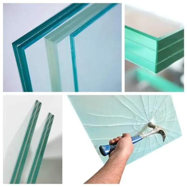 12mm Laminated Glass Railing Tempered Swimming Pool Glass Fence