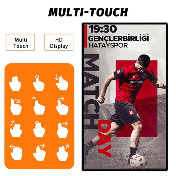 40 Inch Android 9.0 Multifunctional Wall Mounted Indoor Digital Signage Interactive Display Screen