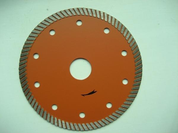 Orange     9 Inch  Narrow Turbo Rim Diamond Blade    Granite Cutting High Speed