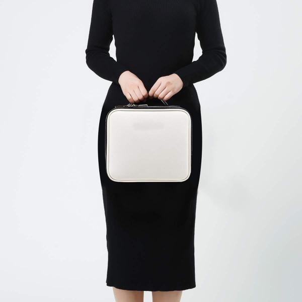 Women H4 inches Professional Makeup Bag Organizer with EVA Divider