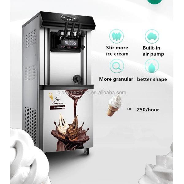 Portable Soft Serve Ice Cream Machine No Water No Pollution Perfect for Any Location