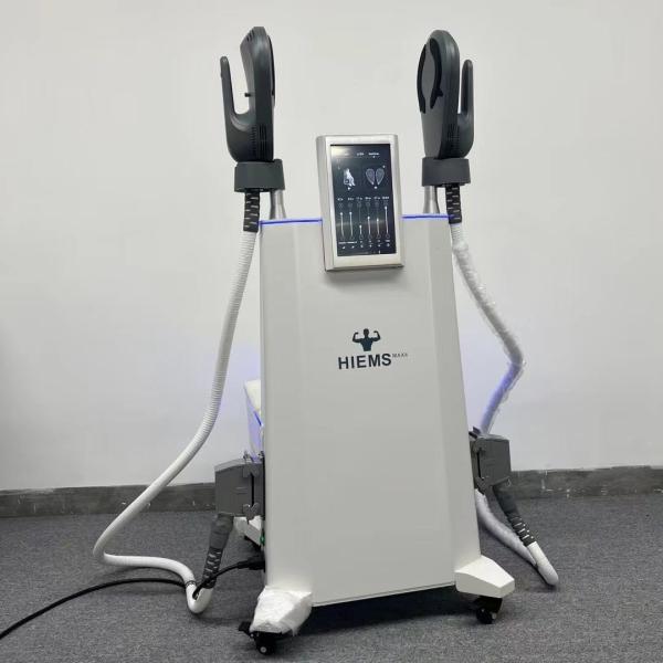 White 7 Tesla EMS Muscle Stimulator Machine Air Cooling For Weight Loss