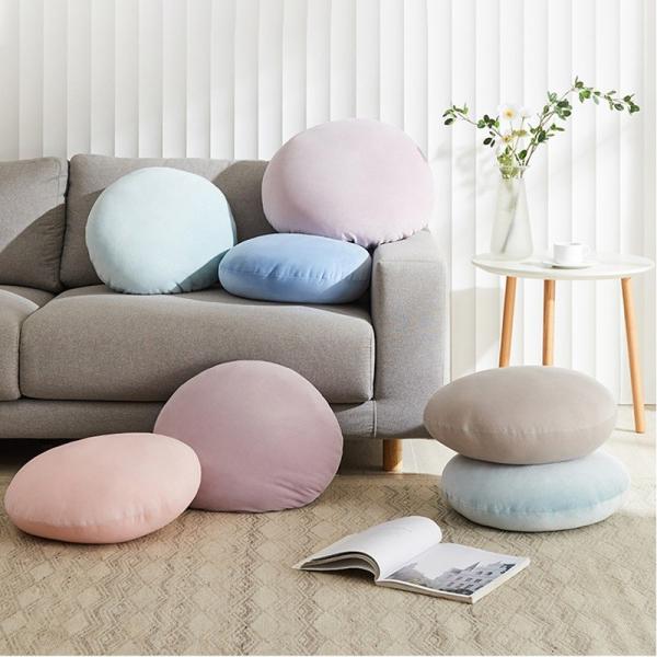 PP Cotton Pressure Relief Plain Home Circle Seat Cushion Pillow Butt Pads for Home Chair
