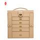 Large Ring Necklace Velvet Paper Jewelry Gift Boxes Embossing