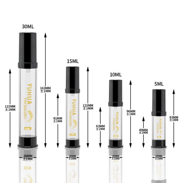 сливк глаза бутылки насоса ЛЮБИМЦА вакуума лосьона 5ml 10ml упаковка Skincare безвоздушной пластиковая