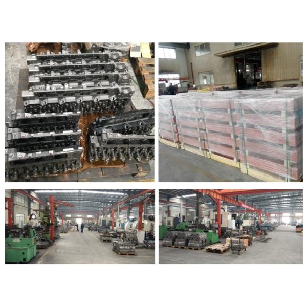 ISUZU 4 Cylinders Diesel Engine Cylinder Head 4-1021011-2  For HITACHI EX120 Excavator