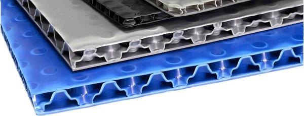 2mm - 20mm Plastic Hollow Sheet Durable Honeycomb Polypropylene Panels