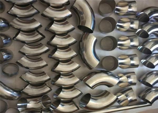 45° 90° 180° Elbow Plain Both Ends Titanium For Tube Fitting Connection