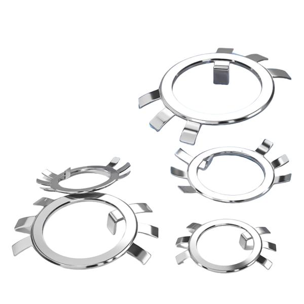Spring Lock Washers for Electrical Installations M10 M12 M14 M60 Carbon Steel JIS Standard Split Style Six Claw Washer
