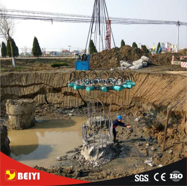 BEIYI BYMK180S hydraulic concrete cutter machine Concrete Pile Head Cutter circular round pile cutter