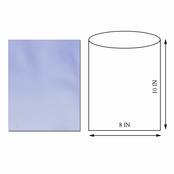 Shrink Wrap Bags, Heat Shrink Wrap PVC Material 100 Packs 8 X 10 Inches Bags for Bath Bombs, Soap Bars