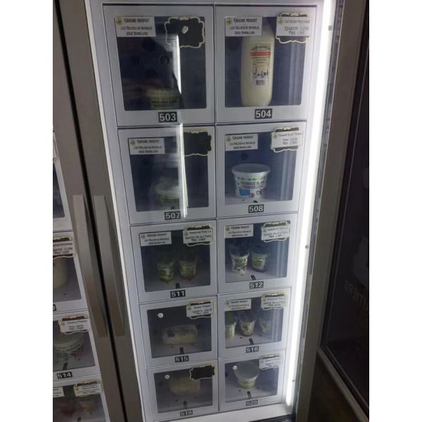 WEIMI Fresh Egg Vending Machine Refrigerated Locker System, 21.5-Inch Touch Screen, and Smart Payment Options