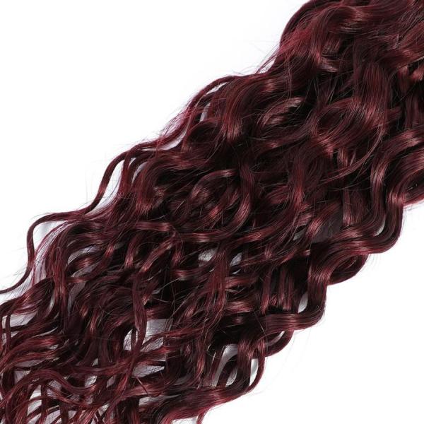 #99J Dark Wine Water Wave Remy Human Hair Bundles Sew In Weave Bundles Brazilian Bundle Deals